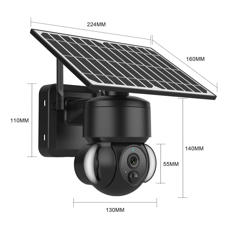 SHIWOJIA IP66 Waterproof 4G 3MP Solar Dome IP Camera, Two-way Audio & PIR Motion Detection & Night Vision, EU, AU, US SHIWOJIA IP66 Waterproof 4G 3MP Solar Dome IP Camera, Two-way Audio & PIR Motion Detection & Night Vision, EU, AU, US